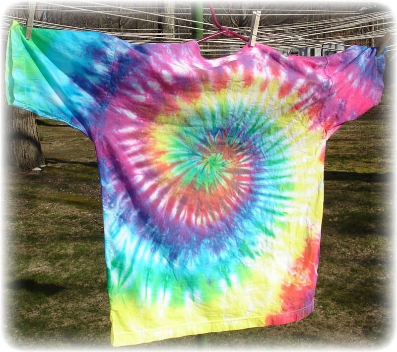 directions for tie dying shirts